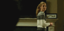 Gone Girl Rosamund Pike Ben Affleck GIF