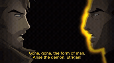 Gone Gone Form Of Man Arise Etrigan GIF