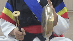 Gong Traditional Korean Instrument GIF