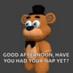 Good Afternoon Dancing Freddy Fazbear GIF
