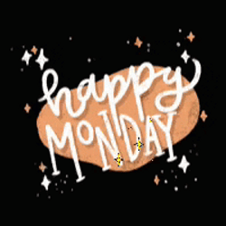 Good Afternoon Happy Monday Starry Sky GIF