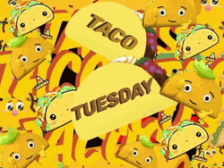 Good Afternoon Happy Taco Tuesday Animation GIF