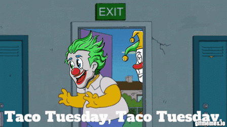 Good Afternoon Happy Tuesday Sneaky Clowns GIF
