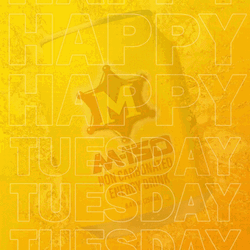 Good Afternoon Happy Tuesday Yellow Graphics Design GIF