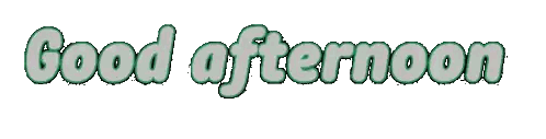 Good Afternoon Text Sticker