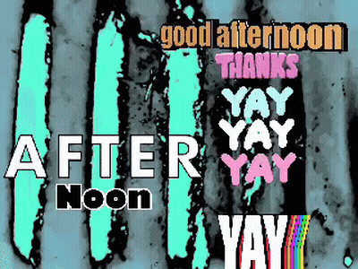 Good Afternoon Thanks Yay Poster GIF