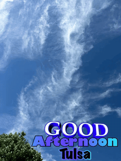 Good Afternoon Tulsa Sign With Tree GIF