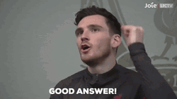 Good Answer Andy Robertson GIF