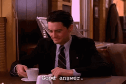 Good Answer Dale Cooper GIF