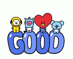 Good BT21 Cartoon Sticker GIF