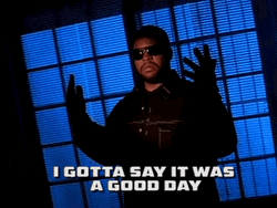 Good Day Ice Cube Rapping GIF