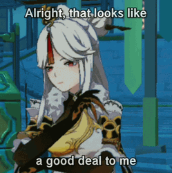 Good Deal Genshin Impact Ningguang GIF