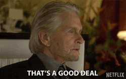 Good Deal The Kominsky Method Michael Douglas Sandy GIF