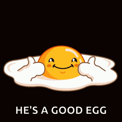 Good Egg Cartoon Fried Egg