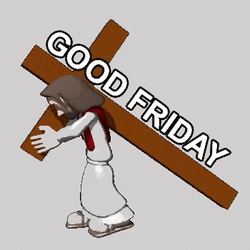 Good Friday Jesus Carrying Cross GIF