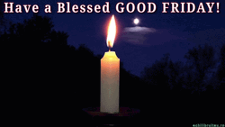 Good Friday Jesus Christ Candle GIF