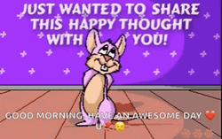 Good Friday Morning Excited Mouse Awesome Day
