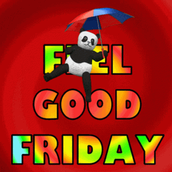 Good Friday Morning Feel Good Friday Panda Spin GIF
