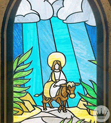 Good Friday Stained Glass Animation GIF