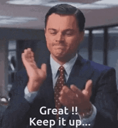 Good Job Meme Leonardo DiCaprio Clapping Keep It Up GIF