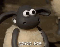 Good Job Meme Shaun The Sheep Thumbs Up GIF