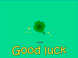 Good Luck Clover Green Aesthetic