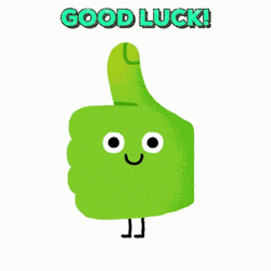 Good Luck Green Thumbs-up