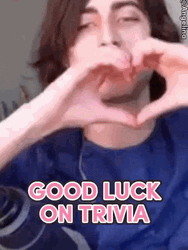 Good Luck On Trivia GIF