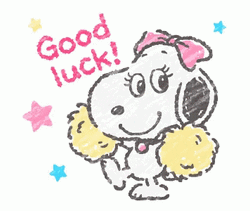 Good Luck Peanuts Belle Cheer