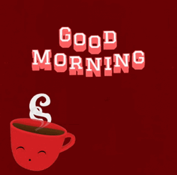 Good Monday Red Mug GIF