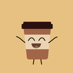 Good Morning Animated Coffee Cup GIF