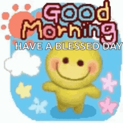Good Morning Animated Money Rain GIF