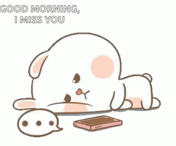 Good Morning Animated Puffy Bear GIF