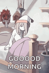 Good Morning Anime Stretching Susy Little Witch GIF