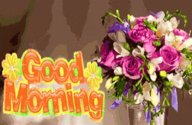 Good Morning August Pretty Flowers GIF