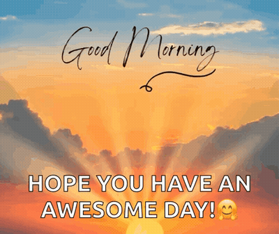 Good Morning Awesome Day GIF