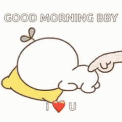 Good Morning Baby Butt Poke I Love You GIF