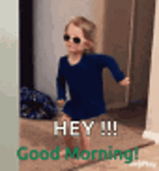 Good Morning Baby Girl Dancing GIF