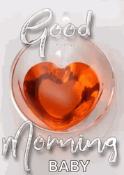 Good Morning Baby Heart-Shaped Drink GIF