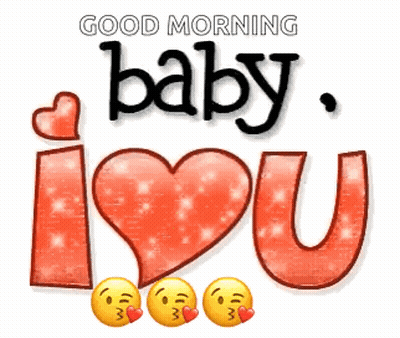 Good Morning Baby Love Greeting Card GIF
