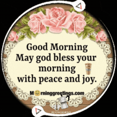 Good Morning Blessing Sign GIF
