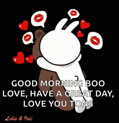 Good Morning Boo Love Have A Great Day Love You Tons Poster GIF