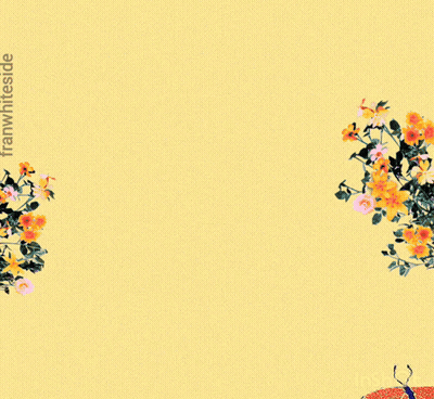 Good Morning Card With Butterflies And Flowers GIF