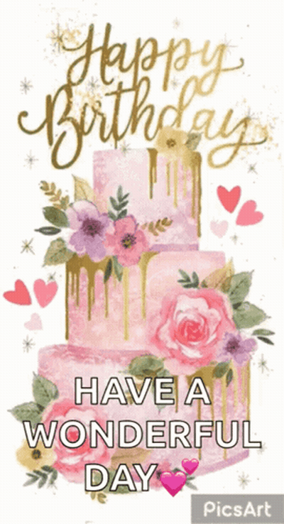 Good Morning Card With Red Roses And Blue Flowers On Black Background GIF