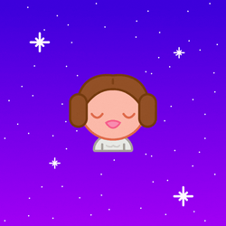 Good Morning Cartoon Princess Leia Star Wars GIF