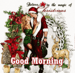 Good Morning Christmas Poster GIF