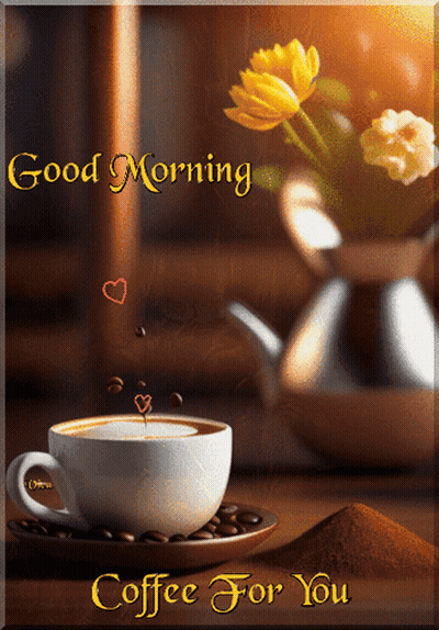 Good Morning Coffee Cup GIF