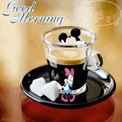 Mickey Mouse  Coffee humor, Coffee quotes, Good morning coffee