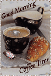 Good Morning Coffee Time Baguette Bread
