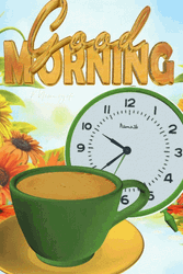 Good Morning Coffee Time Brown Coffee GIF